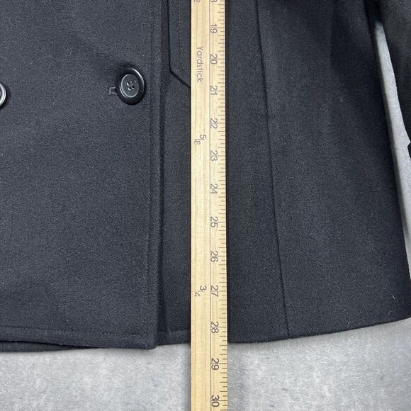 J.Crew Peacoat Jacket Women’s Size 8 Back Double Breasted Button Wool Blend - Picture 12 of 13